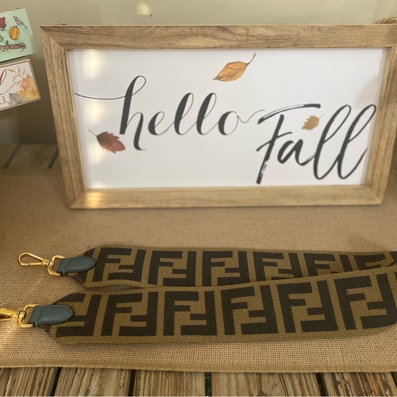 Fendi Zucca print woven shoulder strap - Picture 7 of 9